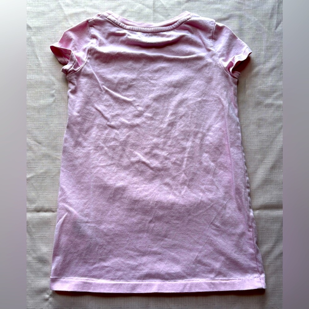 Polo Ralph Lauren Girls Pink Tee Shirt Dress 100% Cotton‎ Size 3T - Picture 2 of 3